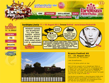 Tablet Screenshot of breeza-festival.de